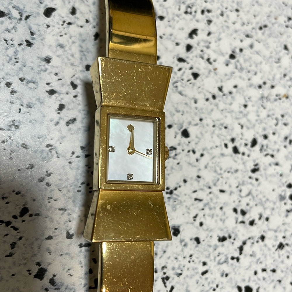 Gold Bow Kate Spade Watch